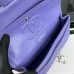 Chanel Classic Flap Medium Size 25.5cm Caviar Leather Silver Hardware Shoulder Bag A1112