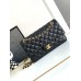 Chanel Classic Flap Medium Size 25.5cm Lambskin Gold Hardware Shoulder Bag A1112