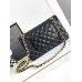 Chanel Classic Flap Medium Size 25.5cm Lambskin Gold Hardware Shoulder Bag A1112