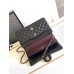 Chanel Classic Flap Medium Size 25.5cm Lambskin Silver Hardware Shoulder Bag A1112