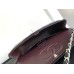 Chanel Classic Flap Medium Size 25.5cm Lambskin Silver Hardware Shoulder Bag A1112