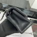 Chanel Classic Flap Small Size 20cm Lambskin Silver Hardware Shoulder Bag A1116