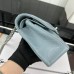 Chanel Classic Flap New Medium Size 23cm Caviar Leather Silver Hardware Shoulder Bag A1117