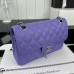 Chanel Classic Flap New Medium Size 23cm Caviar Leather Silver Hardware Shoulder Bag A1117