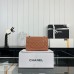 Chanel Classic Flap New Medium Size 23cm Caviar Leather Silver Hardware Shoulder Bag A1117