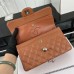 Chanel Classic Flap New Medium Size 23cm Caviar Leather Silver Hardware Shoulder Bag A1117
