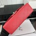 Chanel Classic Flap New Medium Size 23cm Caviar Leather Silver Hardware Shoulder Bag A1117