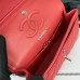 Chanel Classic Flap New Medium Size 23cm Caviar Leather Silver Hardware Shoulder Bag A1117