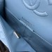Chanel Classic Flap New Medium Size 23cm Caviar Leather Silver Hardware Shoulder Bag A1117