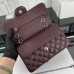Chanel Classic Flap New Medium Size 23cm Caviar Leather Silver Hardware Shoulder Bag A1117
