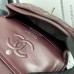 Chanel Classic Flap New Medium Size 23cm Caviar Leather Silver Hardware Shoulder Bag A1117
