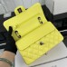Chanel Classic Flap New Medium Size 23cm Caviar Leather Silver Hardware Shoulder Bag A1117