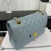 Chanel Classic Flap New Medium Size 23cm Caviar Leather Gold Hardware Shoulder Bag A1117
