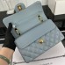 Chanel Classic Flap New Medium Size 23cm Caviar Leather Gold Hardware Shoulder Bag A1117