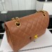 Chanel Classic Flap New Medium Size 23cm Caviar Leather Gold Hardware Shoulder Bag A1117