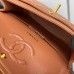 Chanel Classic Flap New Medium Size 23cm Caviar Leather Gold Hardware Shoulder Bag A1117