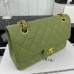 Chanel Classic Flap New Medium Size 23cm Caviar Leather Gold Hardware Shoulder Bag A1117