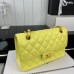 Chanel Classic Flap New Medium Size 23cm Caviar Leather Gold Hardware Shoulder Bag A1117