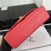 Chanel Classic Flap New Medium Size 23cm Caviar Leather Gold Hardware Shoulder Bag A1117