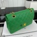 Chanel Classic Flap New Medium Size 23cm Caviar Leather Gold Hardware Shoulder Bag A1117