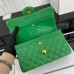 Chanel Classic Flap New Medium Size 23cm Caviar Leather Gold Hardware Shoulder Bag A1117