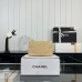 Chanel Classic Flap New Medium Size 23cm Caviar Leather Gold Hardware Shoulder Bag A1117