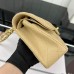 Chanel Classic Flap New Medium Size 23cm Caviar Leather Gold Hardware Shoulder Bag A1117