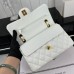 Chanel Classic Flap New Medium Size 23cm Caviar Leather Gold Hardware Shoulder Bag A1117