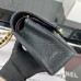 Chanel Classic Flap New Medium Size 23cm Caviar Leather Gold Hardware Shoulder Bag A1117
