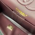 Chanel Classic Flap New Medium Size 23cm Caviar Leather Gold Hardware Shoulder Bag A1117