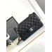 Chanel Classic Flap New Medium Size 23cm Caviar Leather Silver Hardware Shoulder Bag A1117 1118