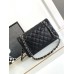 Chanel Classic Flap New Medium Size 23cm Caviar Leather Silver Hardware Shoulder Bag A1117 1118