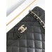 Chanel Classic Flap New Medium Size 23cm Caviar Leather Silver Hardware Shoulder Bag A1117 1118