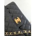 Chanel Classic Flap New Medium Size 23cm Caviar Leather Gold Hardware Shoulder Bag A1117 1118