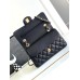 Chanel Classic Flap New Medium Size 23cm Caviar Leather Gold Hardware Shoulder Bag A1117 1118