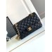 Chanel Classic Flap New Medium Size 23cm Lambskin Gold Hardware Shoulder Bag A1117 1118