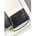 Chanel Classic Flap New Medium Size 23cm Lambskin Gold Hardware Shoulder Bag A1117 1118