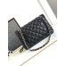 Chanel Classic Flap New Medium Size 23cm Lambskin Silver Hardware Shoulder Bag A1117 1118