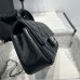 Chanel small Classic Flap with Handle Lambskin Black Silver Hardware Top Handle Shoulder Bag AS2431