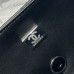 Chanel small Classic Flap with Handle Lambskin Black Black Hardware Top Handle Shoulder Bag AS2431