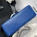 Chanel small Classic Flap with Handle Lambskin Blue Gold Hardware Top Handle Shoulder Bag AS2431
