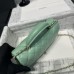 Chanel small Classic Flap with Handle Lambskin Green Gold Hardware Top Handle Shoulder Bag AS2431