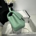Chanel small Classic Flap with Handle Lambskin Green Gold Hardware Top Handle Shoulder Bag AS2431