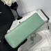 Chanel small Classic Flap with Handle Lambskin Green Gold Hardware Top Handle Shoulder Bag AS2431
