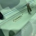 Chanel small Classic Flap with Handle Lambskin Green Gold Hardware Top Handle Shoulder Bag AS2431