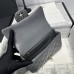Chanel small Classic Flap with Handle Lambskin Grey Gold Hardware Top Handle Shoulder Bag AS2431