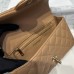 Chanel small Classic Flap with Handle Lambskin Camel Gold Hardware Top Handle Shoulder Bag AS2431