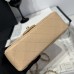 Chanel small Classic Flap with Handle Lambskin Beige Gold Hardware Top Handle Shoulder Bag AS2431