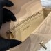 Chanel small Classic Flap with Handle Lambskin Beige Gold Hardware Top Handle Shoulder Bag AS2431