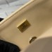 Chanel small Classic Flap with Handle Lambskin Beige Gold Hardware Top Handle Shoulder Bag AS2431